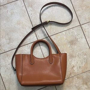 AALLYN Brown Leather Handbag